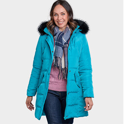 Parka Style Jacket With Detachable Hood